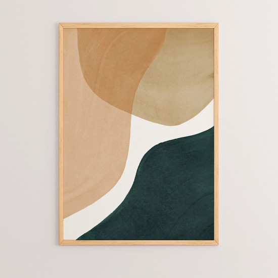 Πίνακας Nebia  με ψηφιακή εκτύπωση και πλαίσιο 33x1.5x48εκ