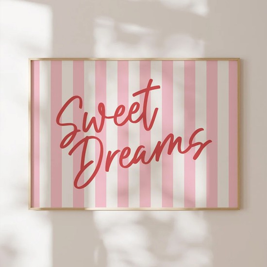 Πίνακας Sweete  με ψηφιακή εκτύπωση και πλαίσιο 48x1.5x33εκ