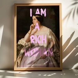 Πίνακας Richy  με ψηφιακή εκτύπωση και πλαίσιο 33x1.5x48εκ