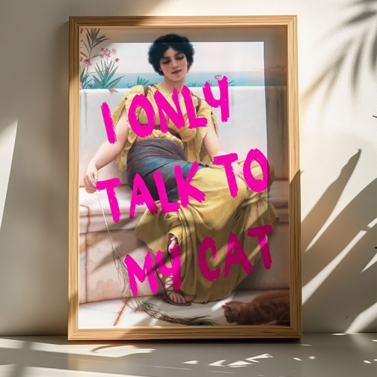 Πίνακας Catem  με ψηφιακή εκτύπωση και πλαίσιο 33x1.5x48εκ