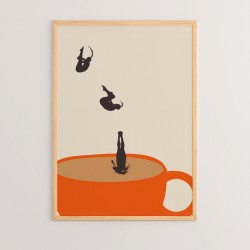 Πίνακας Jany  με ψηφιακή εκτύπωση και πλαίσιο 33x1.5x48εκ