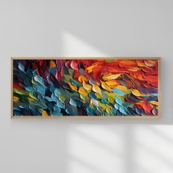 Πίνακας Feder  με ψηφιακή εκτύπωση και πλαίσιο 120x2x50εκ