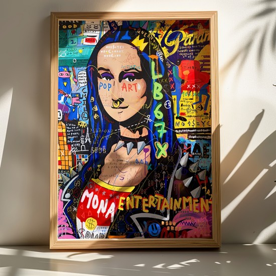 Πίνακας Monda  με ψηφιακή εκτύπωση και πλαίσιο 70x2x50εκ