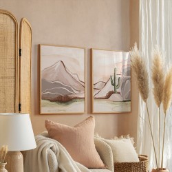 Πίνακας Beniz  δίπτυχος με ψηφιακή εκτύπωση και πλαίσιο 33x1.5x48εκ