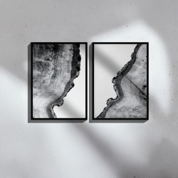 Πίνακας Nepen I  δίπτυχος με ψηφιακή εκτύπωση και πλαίσιο 33x1.5x48εκ