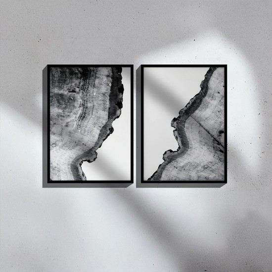 Πίνακας Nepen I  δίπτυχος με ψηφιακή εκτύπωση και πλαίσιο 33x1.5x48εκ