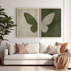 Πίνακας Obsen  δίπτυχος με ψηφιακή εκτύπωση και πλαίσιο 33x1.5x48εκ