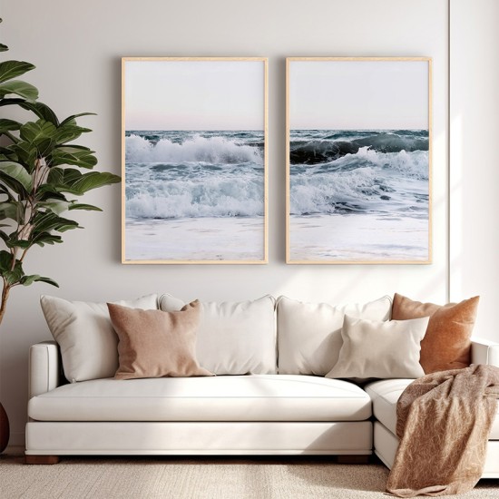 Πίνακας Kaleria  δίπτυχος με ψηφιακή εκτύπωση και πλαίσιο 33x1.5x48εκ