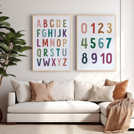 Πίνακας Yuema  δίπτυχος με ψηφιακή εκτύπωση και πλαίσιο 33x1.5x48εκ