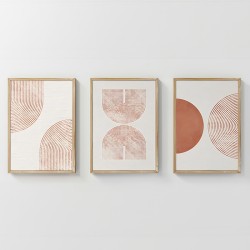 Πίνακας Chilen  τρίπτυχος με ψηφιακή εκτύπωση και πλαίσιο 33x1.5x48εκ