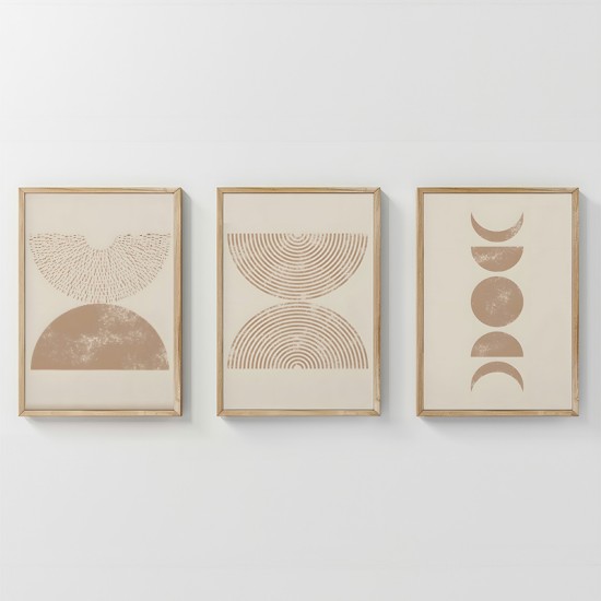 Πίνακας Klipen   τρίπτυχος με ψηφιακή εκτύπωση και πλαίσιο 33x1.5x48εκ