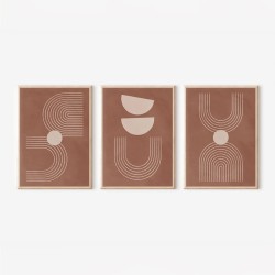 Πίνακας Banba   τρίπτυχος με ψηφιακή εκτύπωση και πλαίσιο 33x1.5x48εκ