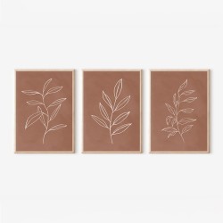 Πίνακας Drifer  τρίπτυχος με ψηφιακή εκτύπωση και πλαίσιο 33x1.5x48εκ