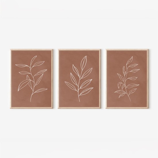 Πίνακας Drifer  τρίπτυχος με ψηφιακή εκτύπωση και πλαίσιο 33x1.5x48εκ