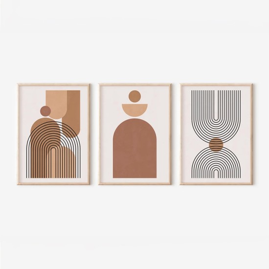 Πίνακας Rexion   τρίπτυχος με ψηφιακή εκτύπωση και πλαίσιο 33x1.5x48εκ