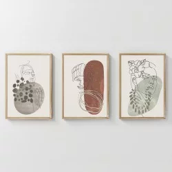 Πίνακας Aelra  τρίπτυχος με ψηφιακή εκτύπωση και πλαίσιο 33x1.5x48εκ