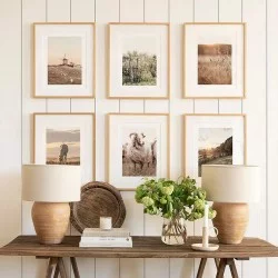 Πίνακας Kaelis  εξάπτυχος με ψηφιακή εκτύπωση και πλαίσιο 33x1.5x48εκ