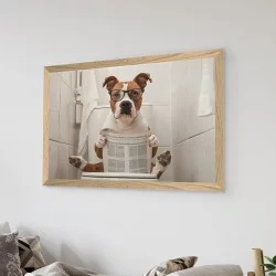 Πίνακας Fido  με ψηφιακή εκτύπωση και πλαίσιο 48x1.5x33εκ