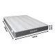 Στρώμα Dreamer  pocket spring διπλής όψης 20cm 150x200εκ