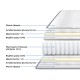 Στρώμα Dreamer  pocket spring διπλής όψης 20cm 140x200εκ