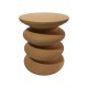 Βοηθητικό τραπέζι Jonne  MGO terracotta Φ40x46εκ