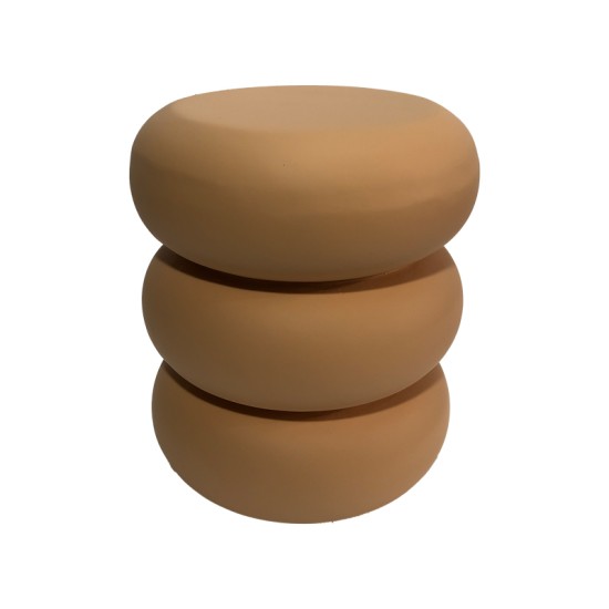 Βοηθητικό τραπέζι Zoubi  MGO  terracotta Φ35x43εκ