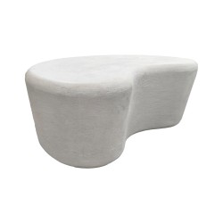 Τραπέζι σαλονιού Fedris  mdf λευκό 80x70x34εκ