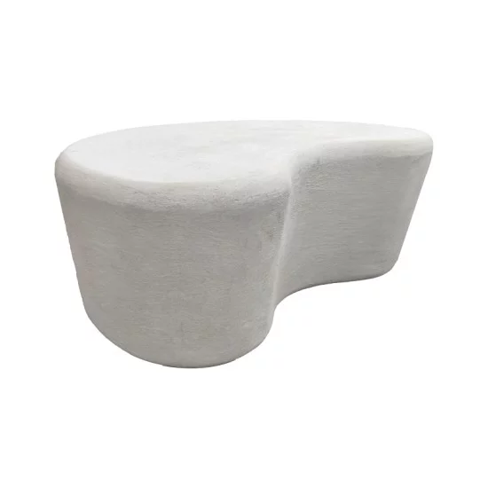 Τραπέζι σαλονιού Fedris  mdf λευκό 80x70x34εκ