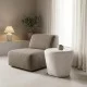 Βοηθητικό τραπέζι Fedris  mdf λευκό Φ56x45εκ