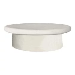 Τραπέζι σαλονιού Herona  mdf λευκό 100x60x32εκ