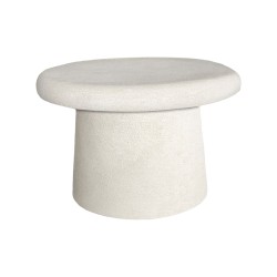 Τραπέζι σαλονιού Herona  mdf λευκό Φ60x40εκ