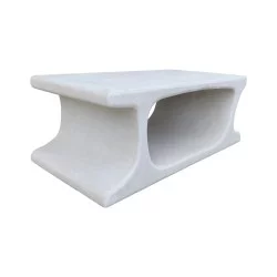 Τραπέζι σαλονιού Nafel  mdf λευκό 120x60x45εκ