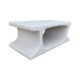 Τραπέζι σαλονιού Nafel  mdf λευκό 120x60x45εκ