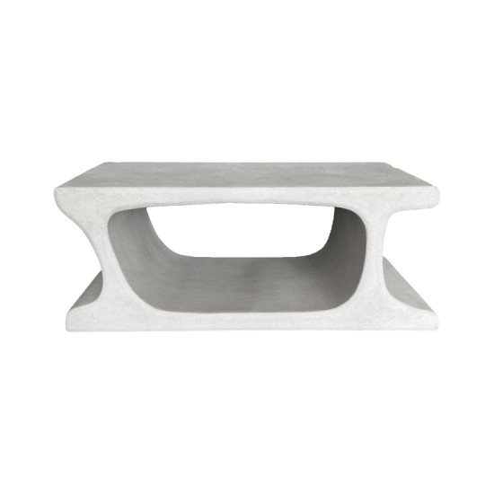 Τραπέζι σαλονιού Nafel  mdf λευκό 120x60x45εκ