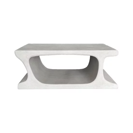 Τραπέζι σαλονιού Nafel  mdf λευκό 120x60x45εκ