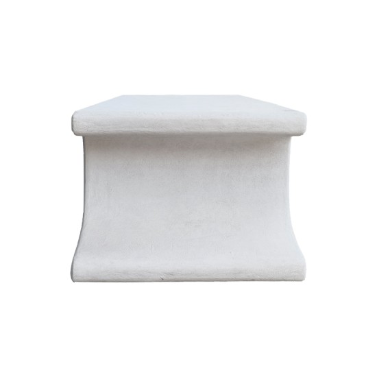 Τραπέζι σαλονιού Nafel  mdf λευκό 120x60x45εκ