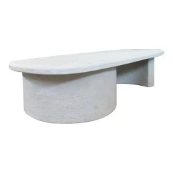 Τραπέζι σαλονιού Verven  mdf λευκό 120x60x32εκ