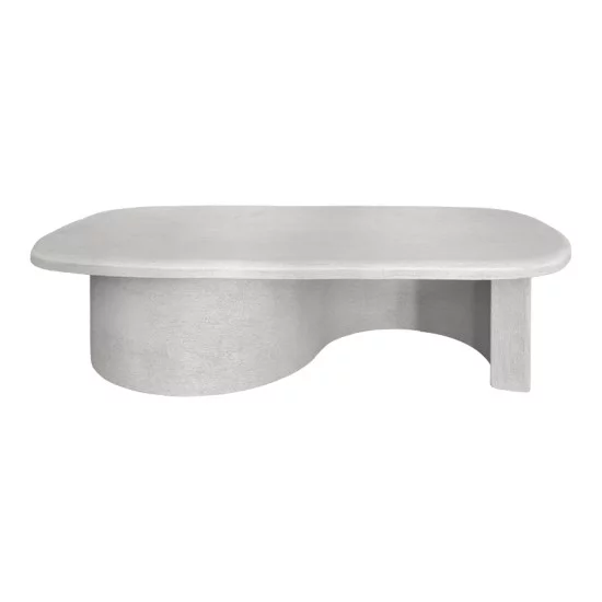 Τραπέζι σαλονιού Verven  mdf λευκό 120x60x32εκ