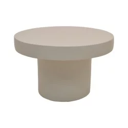 Τραπέζι σαλονιού Umbra  γκρι μπεζ MGO Φ64.5x43εκ