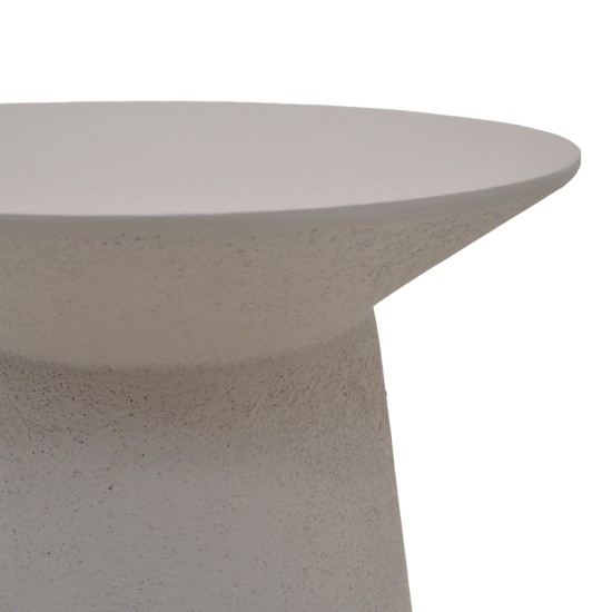 Τραπέζι σαλονιού Peble  MGO cappuccino Φ55x50εκ