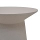 Τραπέζι σαλονιού Peble  MGO cappuccino Φ55x50εκ