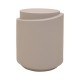 Βοηθητικό τραπέζι Fortox  MGO cappuccino Φ40x49.5εκ