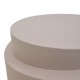 Βοηθητικό τραπέζι Fortox  MGO cappuccino Φ40x49.5εκ