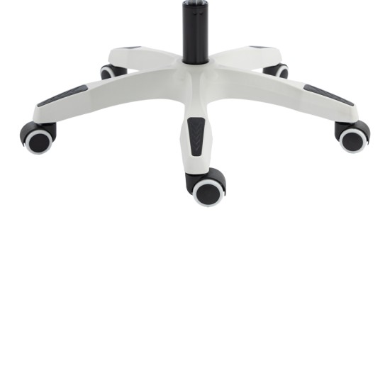 Καρέκλα γραφείου διευθυντή με υποπόδιο Meton  λευκό - mesh γκρι 48x60x118-128εκ