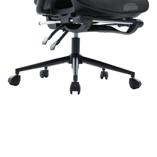 Καρέκλα γραφείου διευθυντη Vigo  mesh χρώμα μαύρο 52x70x118-124εκ