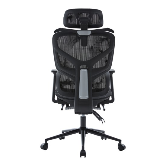 Καρέκλα γραφείου διευθυντη Vigo  mesh χρώμα μαύρο 52x70x118-124εκ