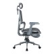 Καρέκλα γραφείου διευθυντη Vigo  γκρι- mesh μαύρο 52x70x118-124εκ