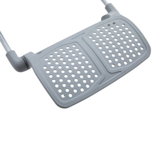 Καρέκλα γραφείου διευθυντη Vigo  γκρι- mesh μαύρο 52x70x118-124εκ