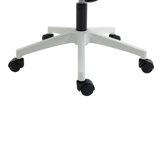 Καρέκλα γραφείου διευθυντή Mainz  λευκή mesh γκρι 50x60x112-122εκ