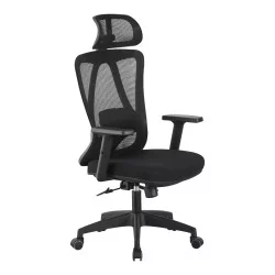 Καρέκλα γραφείου διευθυντή Magida  mesh μαύρο 58.5x66x115-125εκ